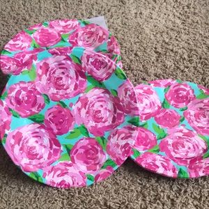 Lilly Pulitzer Melamie Plates // Set of 8 // HPFI